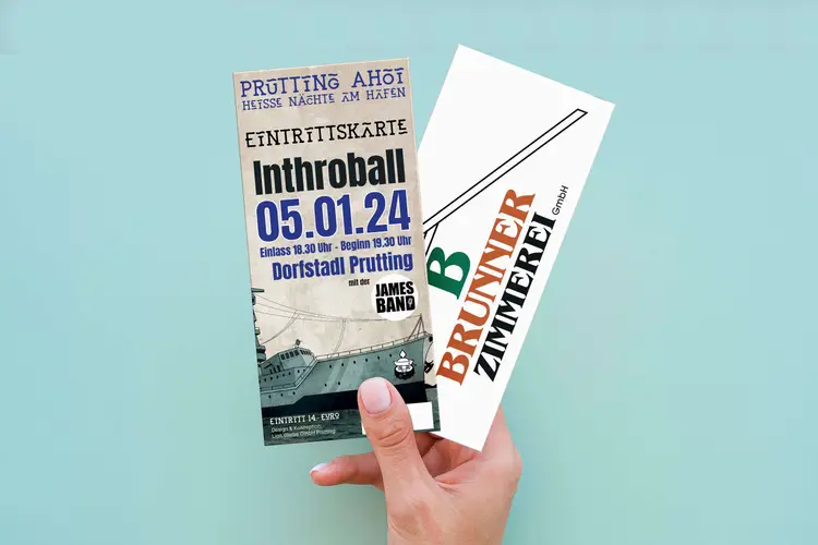 Faschingsgilde Prutting Autogrammkarte